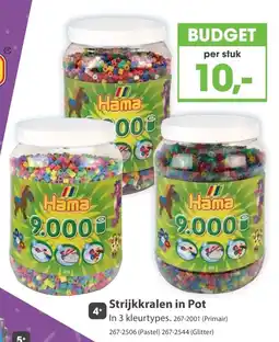 Top1Toys Hama Strijkkralen in Pot aanbieding
