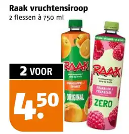 Poiesz Raak vruchtensiroop aanbieding