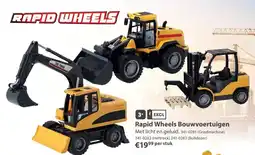 Top1Toys Rapid Wheels Bouwvoertuigen aanbieding
