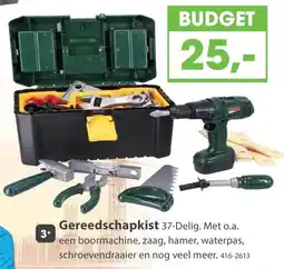 Top1Toys Budget gereedschapkit 37-delig aanbieding