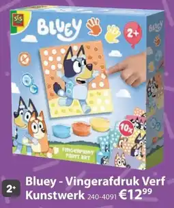 Top1Toys Bluey - Vingerafdruk Verf Kunstwerk aanbieding