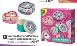 Top1Toys Unicorn Diamond Painting Houten Sieradendoosjes aanbieding