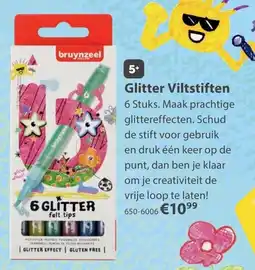 Top1Toys bruynzeel glitter viltstiften aanbieding