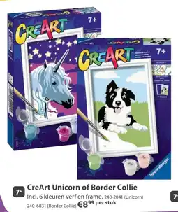 Top1Toys CreArt Unicorn of Border Collie aanbieding