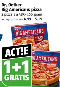 Poiesz Dr. Oetker Big Americans pizza aanbieding