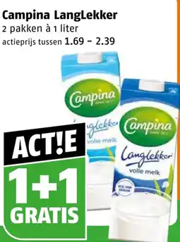 Poiesz Campina LangLekker aanbieding
