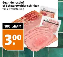 Poiesz Gegrilde rosbief of Schwarzwalder schinken aanbieding