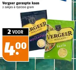 Poiesz Vergeer geraspte kaas aanbieding