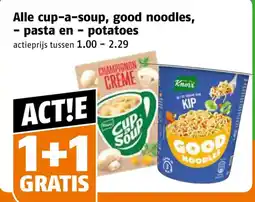 Poiesz Alle cup-a-soup, good noodles, - pasta en - potatoes aanbieding