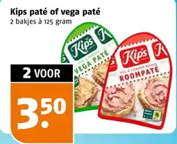 Poiesz Kips paté of vega paté aanbieding