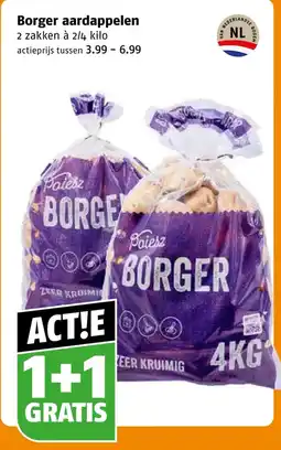 Poiesz Borger aardappelen aanbieding