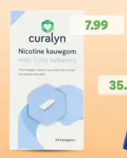 Poiesz Curalyn Nicotine Kauwgom aanbieding