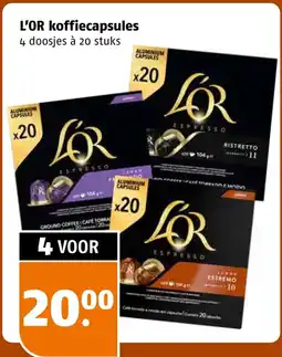 Poiesz L'OR koffiecapsules aanbieding