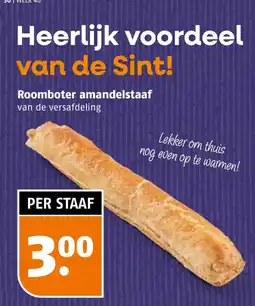 Poiesz Roomboter amandelstaaf aanbieding