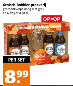 Poiesz Grolsch Bokbier proeverij aanbieding
