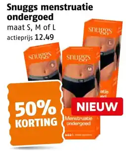 Poiesz Snuggs menstruatie ondergoed aanbieding