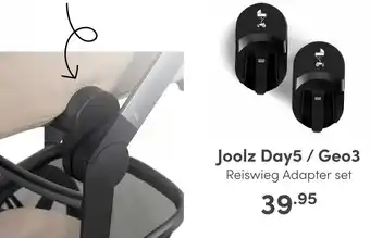 Baby & Tiener Joolz Day5 / Geo3 Reiswieg Adapter set aanbieding