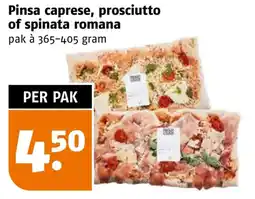 Poiesz Pinsa caprese, prosciutto of spinata romana aanbieding