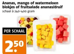 Poiesz Ananas, mango of watermeloen aanbieding