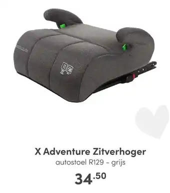 Baby & Tiener X Adventure Zitverhoger aanbieding