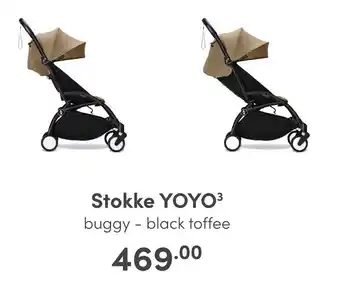 Baby & Tiener Stokke YOYO³ buggy - black toffee aanbieding