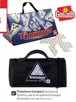 Top1Toys Goliath triominos compact aanbieding