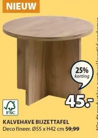 Jysk Kalvehave bijzettafel aanbieding
