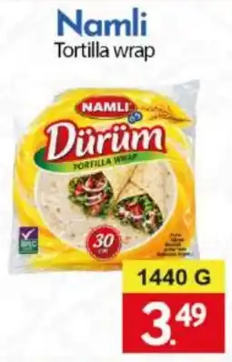 Tanger Markt Namli tortilla wrap aanbieding