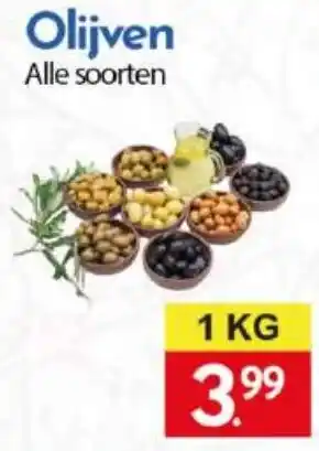 Tanger Markt Olijven Alle soorten aanbieding