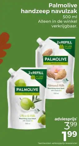 Trekpleister Palmolive handzeep navulzak aanbieding