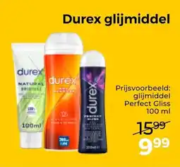 Trekpleister Durex glijmiddel aanbieding