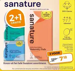 Trekpleister sanature Maternity Pads aanbieding
