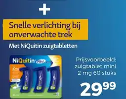 Trekpleister NiQuitin Mini aanbieding