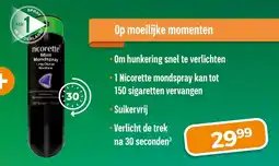 Trekpleister nicorette mint mondspray aanbieding