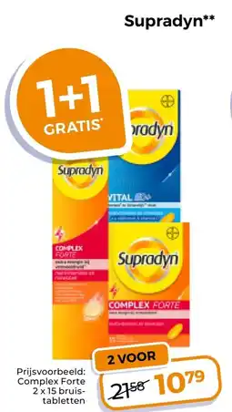 Trekpleister Supradyn Complex Forte aanbieding