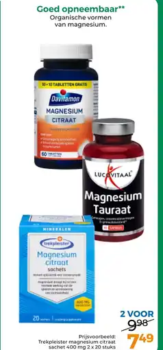Trekpleister Trekleister magnesium citraat sachet aanbieding