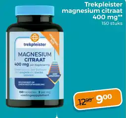 Trekpleister trekpleister magnesium citraat 400 mg aanbieding
