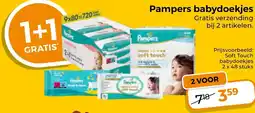 Trekpleister Pampers babydoekjes aanbieding