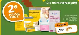 Trekpleister Medela Ultra-odemende zoogcompressen aanbieding