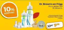 Trekpleister Dr. Brown's en Frigg aanbieding