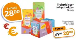 Trekpleister Trekpleister babydoekjes aanbieding