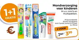 Trekpleister elmex tandpasta anti caries junior 6-12 jaar aanbieding