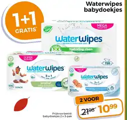 Trekpleister Waterwipes babydoekjes aanbieding