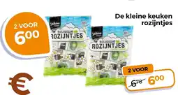 Trekpleister Yubaine biologische rozijntjes aanbieding