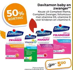 Trekpleister Davitamon baby en zwanger aanbieding