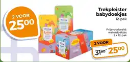 Trekpleister Trekpleister babydoekjes aanbieding