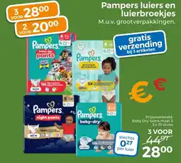 Trekpleister Pampers baby-dry pants aanbieding