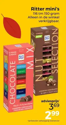 Trekpleister Ritter mini's aanbieding