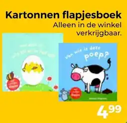 Trekpleister Kartonnen flapjesboek aanbieding