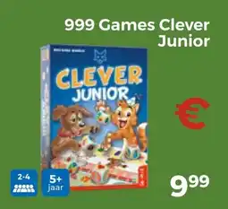 Trekpleister 999 Games Clever Junior aanbieding